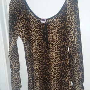 Ladies leopard print top